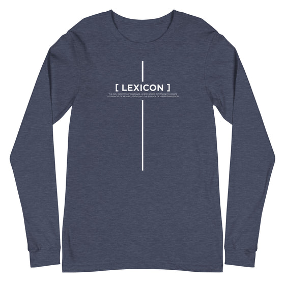 [CROSSWORDS] LEXICON (Unisex Long Sleeve Tee)