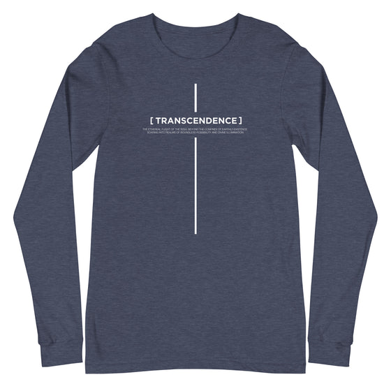 [CROSSWORDS] TRANSCENDENCE (Unisex Long Sleeve Tee)