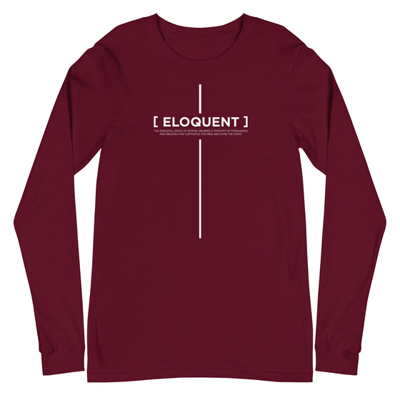 [CROSSWORDS] ELOQUENT (Unisex Long Sleeve Tee)