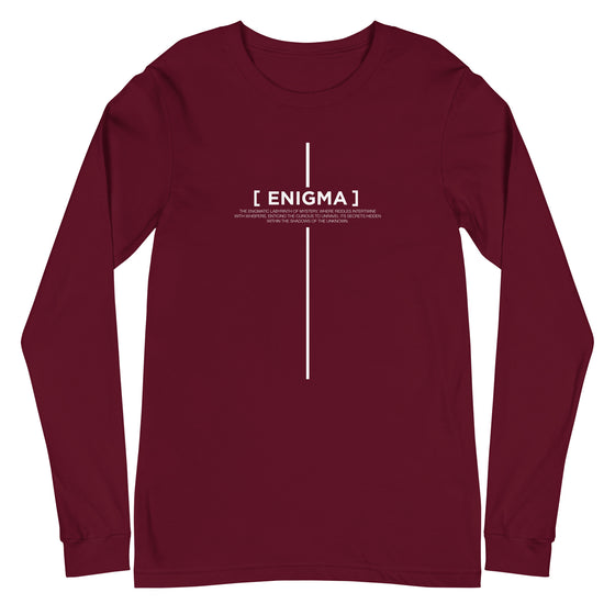 [CROSSWORDS] ENIGMA (Unisex Long Sleeve Tee)