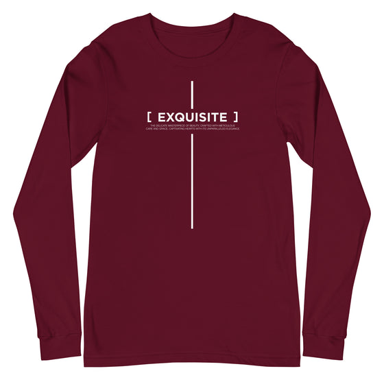 [CROSSWORDS] EXQUISITE (Unisex Long Sleeve Tee)