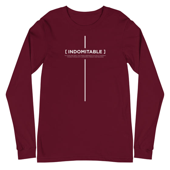 [CROSSWORDS] INDOMITABLE (Unisex Long Sleeve Tee)