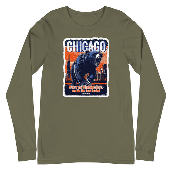 [CITYFAN] CHICAGO 4 (Unisex Long Sleeve Tee)