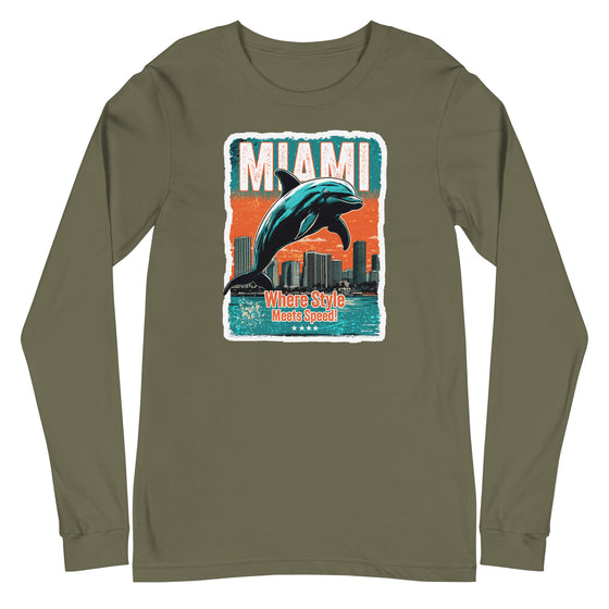 [CITYFAN] MIAMI 1 (Unisex Long Sleeve Tee)