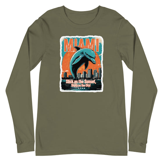 [CITYFAN] MIAMI 3 (Unisex Long Sleeve Tee)