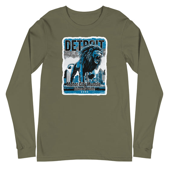 [CITYFAN] DETROIT 3 (Unisex Long Sleeve Tee)