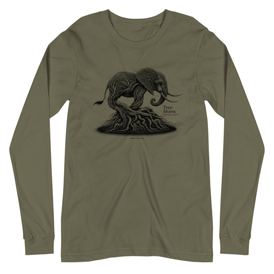 [TREESHIRTS] ELEPHANT 3B (Unisex Long Sleeve Tee)