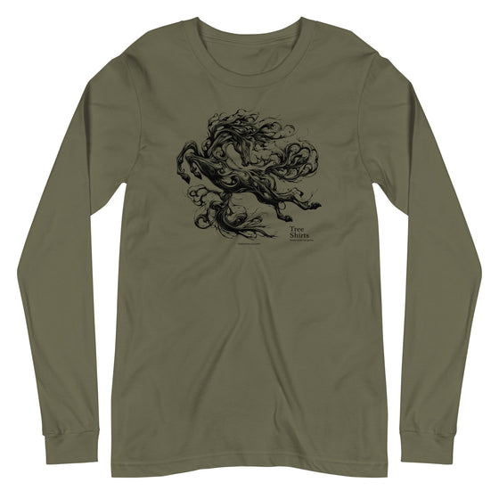 [TREESHIRTS] HORSE 4B (Unisex Long Sleeve Tee)