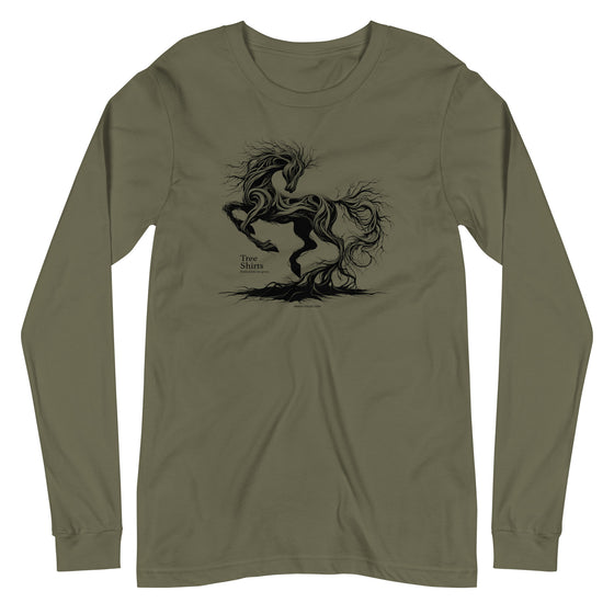 [TREESHIRTS] HORSE 2B (Unisex Long Sleeve Tee)