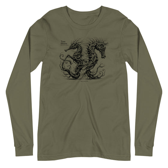 [TREESHIRTS] Seahorse 3B (Unisex Long Sleeve Tee)