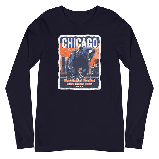 [CITYFAN] CHICAGO 4 (Unisex Long Sleeve Tee)