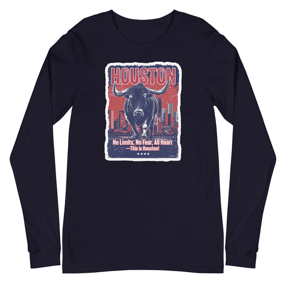 [CITYFAN] HOUSTON 1 (Unisex Long Sleeve Tee)