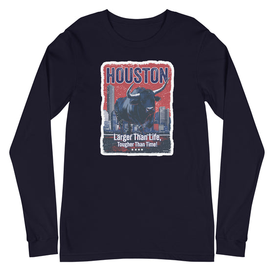 [CITYFAN] HOUSTON 3 (Unisex Long Sleeve Tee)