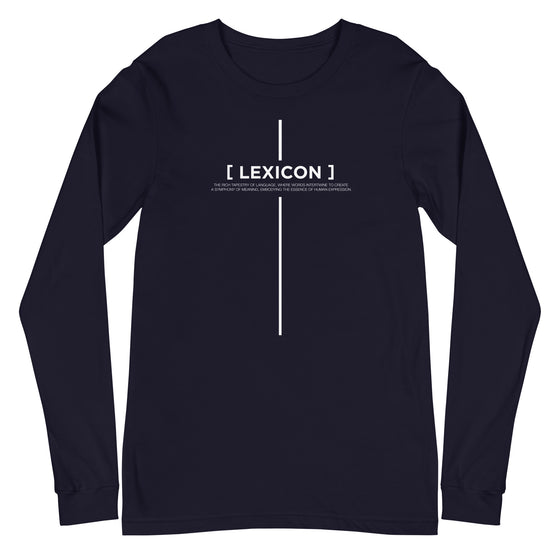 [CROSSWORDS] LEXICON (Unisex Long Sleeve Tee)