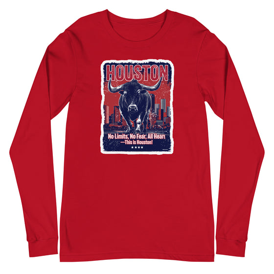 [CITYFAN] HOUSTON 1 (Unisex Long Sleeve Tee)