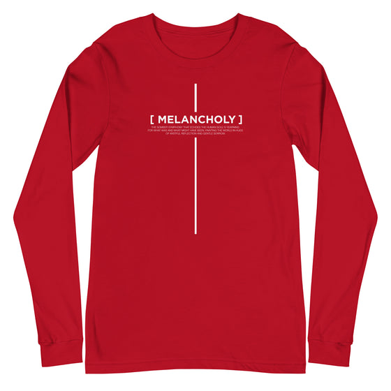 [CROSSWORDS] MELANCHOLY (Unisex Long Sleeve Tee)