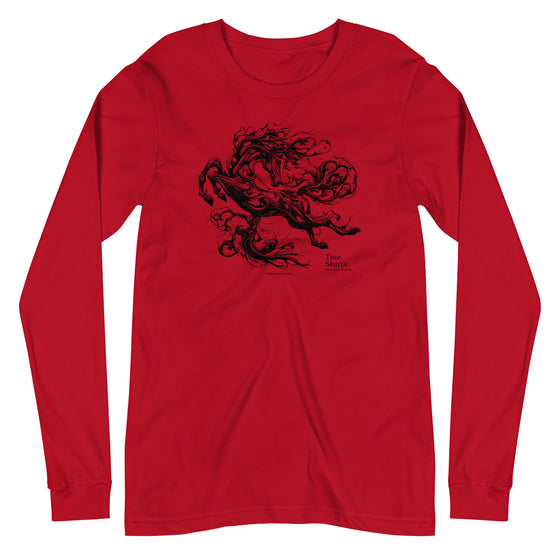 [TREESHIRTS] HORSE 4B (Unisex Long Sleeve Tee)