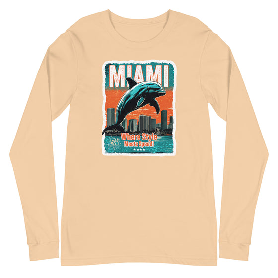 [CITYFAN] MIAMI 1 (Unisex Long Sleeve Tee)