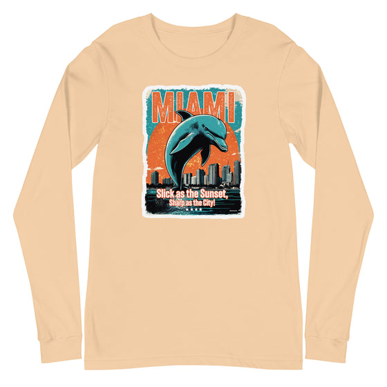 [CITYFAN] MIAMI 3 (Unisex Long Sleeve Tee)