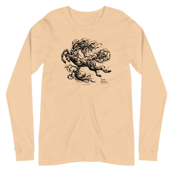 [TREESHIRTS] HORSE 4B (Unisex Long Sleeve Tee)