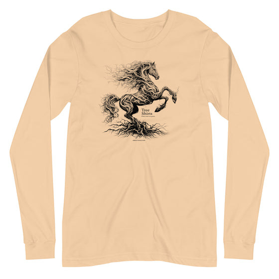 [TREESHIRTS] HORSE 3B (Unisex Long Sleeve Tee)