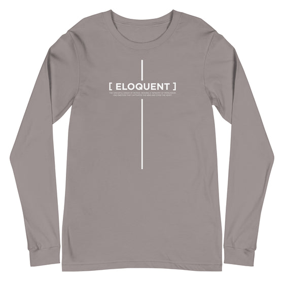 [CROSSWORDS] ELOQUENT (Unisex Long Sleeve Tee)