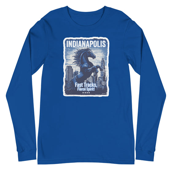 [CITYFAN] INDIANAPOLIS 3 (Unisex Long Sleeve Tee)