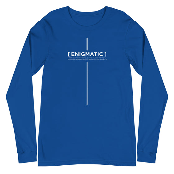 [CROSSWORDS] ENIGMATIC (Unisex Long Sleeve Tee)