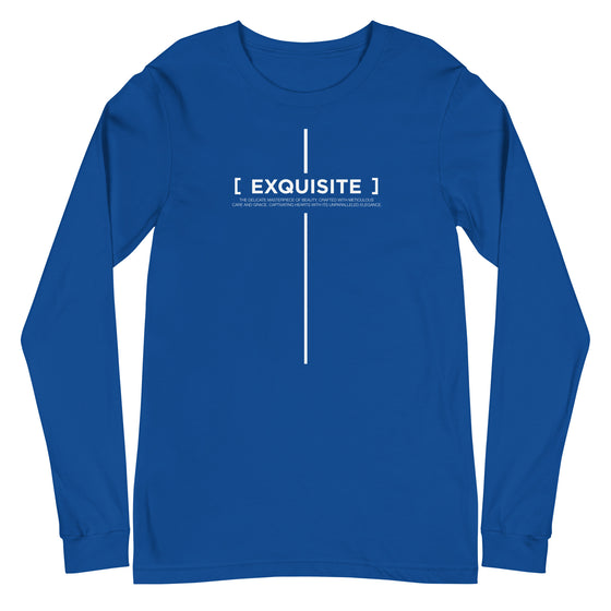 [CROSSWORDS] EXQUISITE (Unisex Long Sleeve Tee)