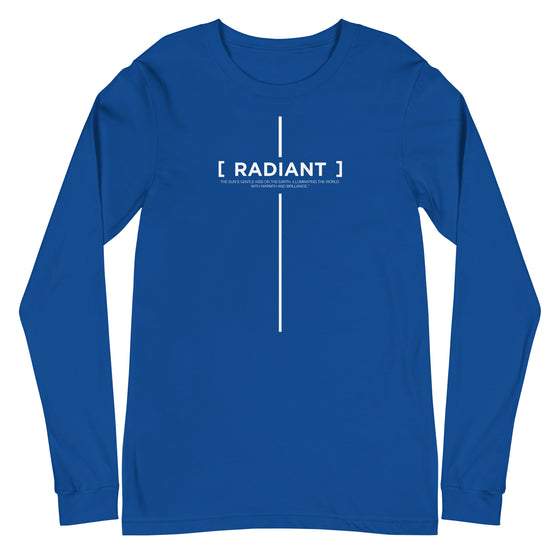 [CROSSWORDS] RADIANT (Unisex Long Sleeve Tee)