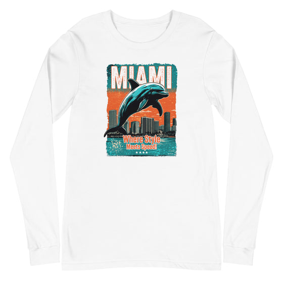 [CITYFAN] MIAMI 1 (Unisex Long Sleeve Tee)