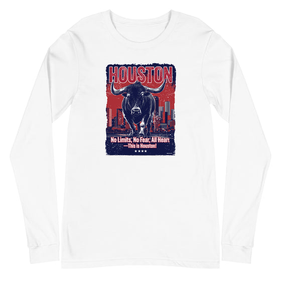 [CITYFAN] HOUSTON 1 (Unisex Long Sleeve Tee)