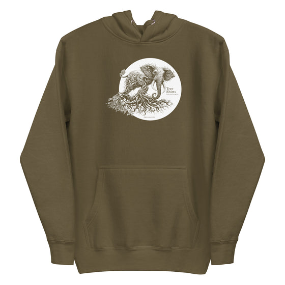 [TREESHIRTS] ELEPHANT 3W (Unisex Hoodie)