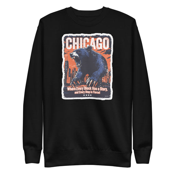 [CITYFAN] CHICAGO 2 (Unisex Premium Sweatshirt) - [ORBAN COLLECTION]