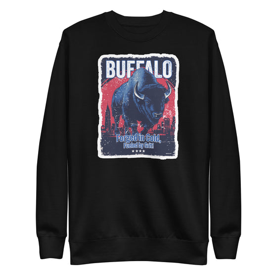 [CITYFAN] BUFFALO 3 (Unisex Premium Sweatshirt) - [ORBAN COLLECTION]