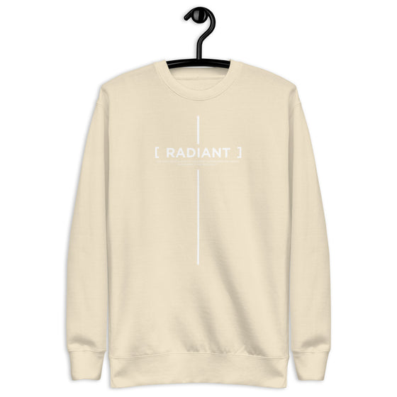 [CROSSWORDS] RADIANT (Unisex Premium Sweatshirt)