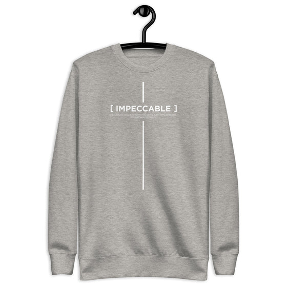 [CROSSWORDS] IMPECCABLE (Unisex Premium Sweatshirt)