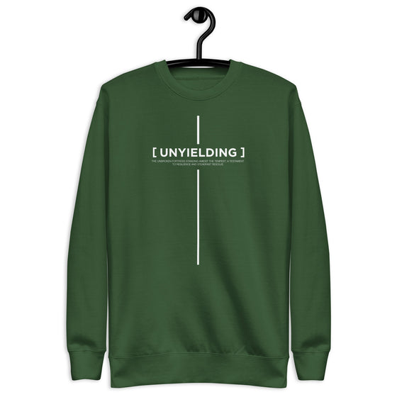 [CROSSWORDS] UNYIELDING (Unisex Premium Sweatshirt)