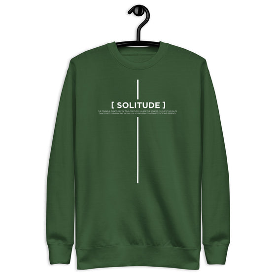 [CROSSWORDS] SOLITUDE (Unisex Premium Sweatshirt)