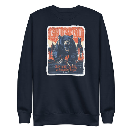 [CITYFAN] CHICAGO 3 (Unisex Premium Sweatshirt) - [ORBAN COLLECTION]