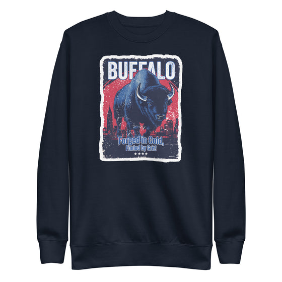 [CITYFAN] BUFFALO 3 (Unisex Premium Sweatshirt) - [ORBAN COLLECTION]