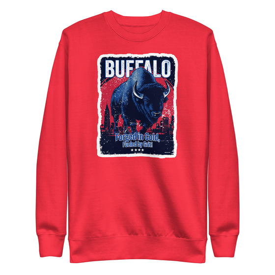 [CITYFAN] BUFFALO 3 (Unisex Premium Sweatshirt) - [ORBAN COLLECTION]