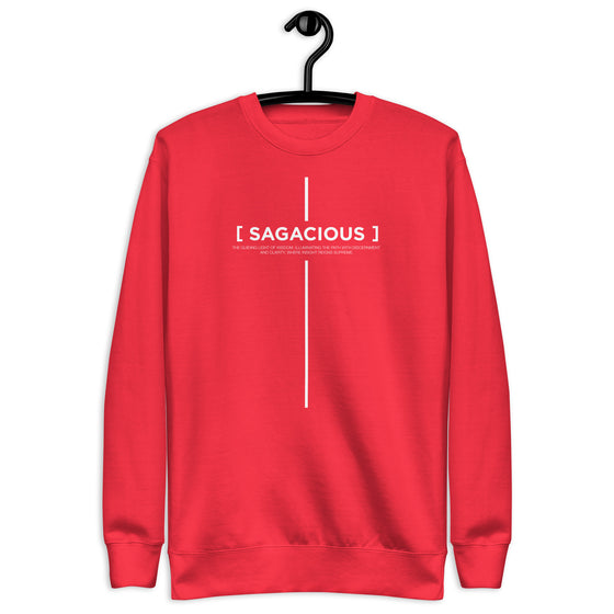 [CROSSWORDS] SAGACIOUS (Unisex Premium Sweatshirt)