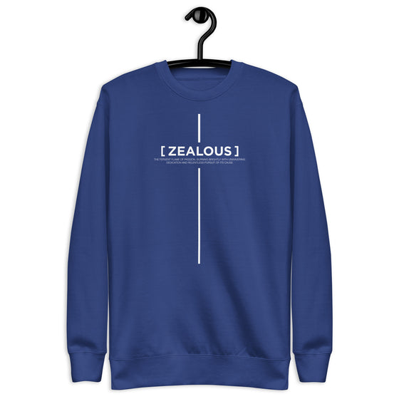 [CROSSWORDS] Zealous (Unisex Premium Sweatshirt)