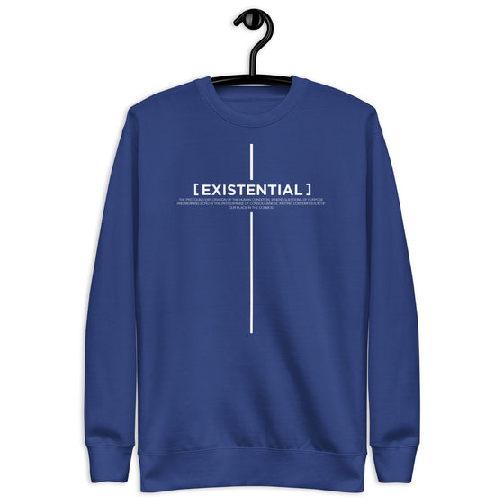 [CROSSWORDS] EXISTENTIAL (Unisex Premium Sweatshirt)