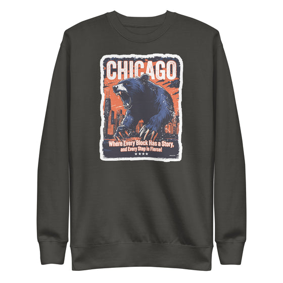 [CITYFAN] CHICAGO 2 (Unisex Premium Sweatshirt) - [ORBAN COLLECTION]