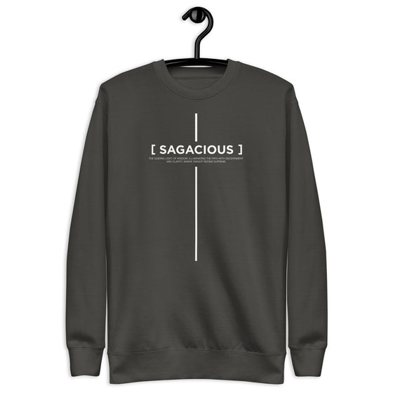 [CROSSWORDS] SAGACIOUS (Unisex Premium Sweatshirt)