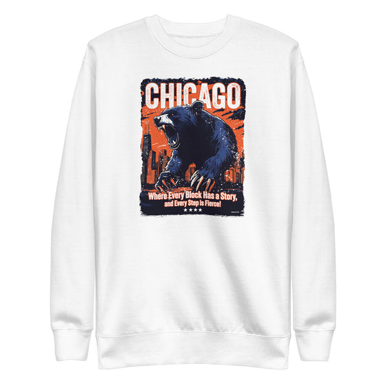 [CITYFAN] CHICAGO 2 (Unisex Premium Sweatshirt) - [ORBAN COLLECTION]