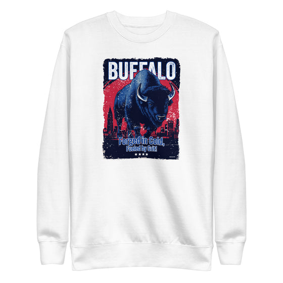 [CITYFAN] BUFFALO 3 (Unisex Premium Sweatshirt) - [ORBAN COLLECTION]