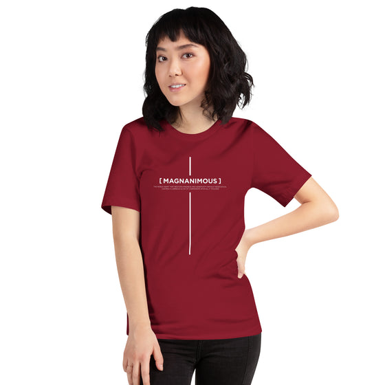 [CROSSWORDS] MAGNANIMOUS (Unisex t-shirt)